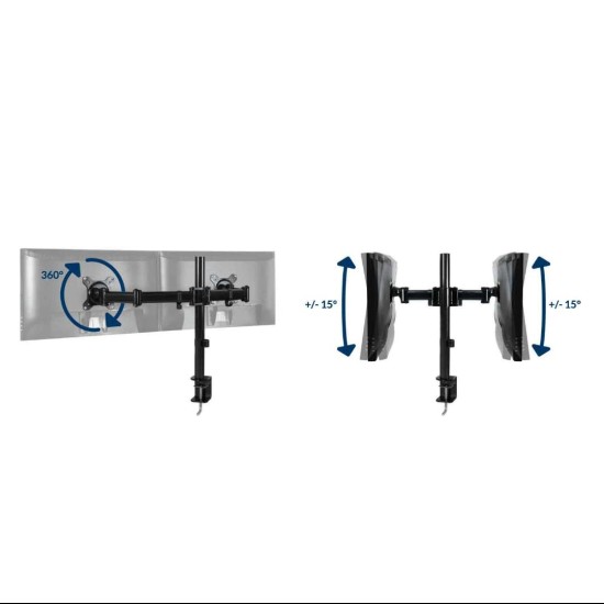 Arctic Z2 Basic Desk Mount Dual Monitor Arm with USB Hub