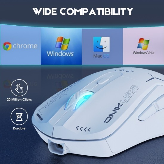 ONIKUMA CW917 RGB Dual Mode Wired + 2.4GHz Wireless Mouse