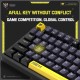 ONIKUMA G58 Hot-Swappable 82-Key RGB Wired Mechanical Gaming Keyboard
