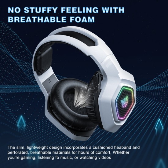 Onikuma B100 RGB Bluetooth 5.0 Gaming Headset