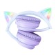 Onikuma B90 RGB Cat Ear Bluetooth 5.0 Wireless Gaming Headset- Purple