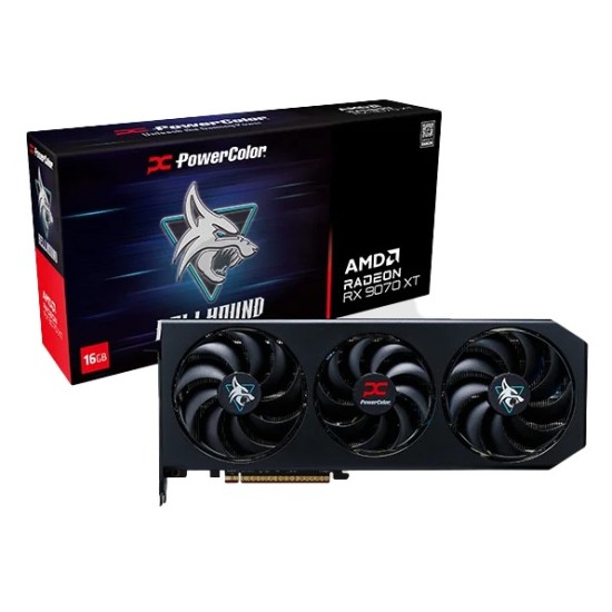 PowerColor Hellhound AMD Radeon™ RX 9070 XT OC 16GB GDDR6