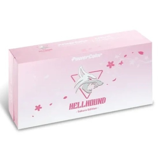 PowerColor Hellhound Sakura AMD Radeon RX 7800 XT 16GB GDDR6 Limited Edition Graphics Card