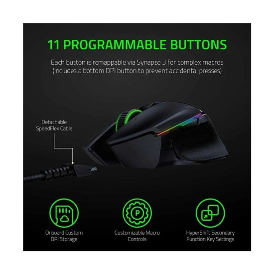 Razer Basilisk Ultimate Chroma RGB Black Wireless Gaming Mouse