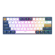 Royal Kludge RK61 Plus Tri Mode RGB 61 Keys Hotswappable Mechanical Sky Cyan Switch Gaming Keyboard