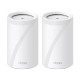 TP-Link Deco BE65 BE11000 Tri-Band WiFi 7 Mesh Router (2-Pack)