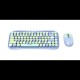 T-Wolf TF660 Wireless Keyboard Mouse Combo Blue